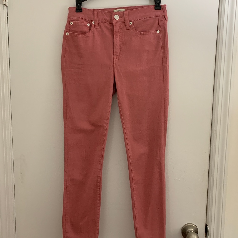 J. Crew Nantucket Red Skinny Jeans